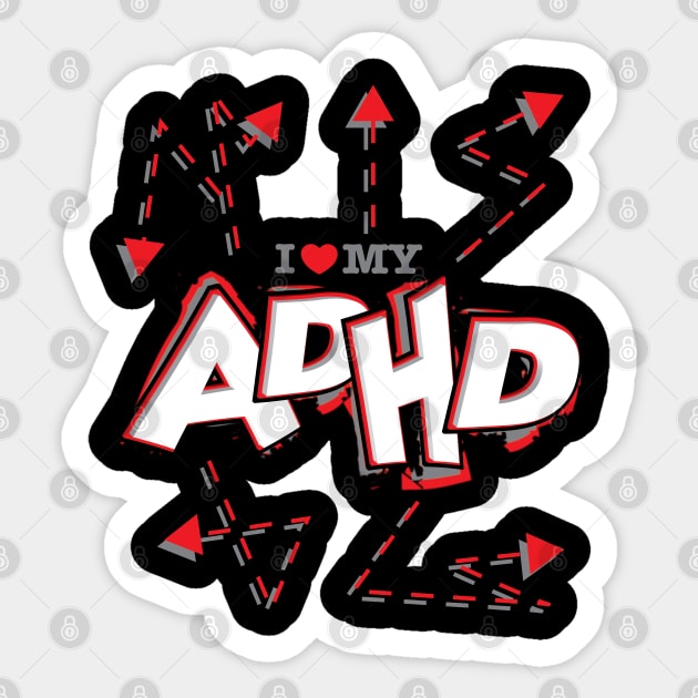 ADHD Sticker by nsissyfour